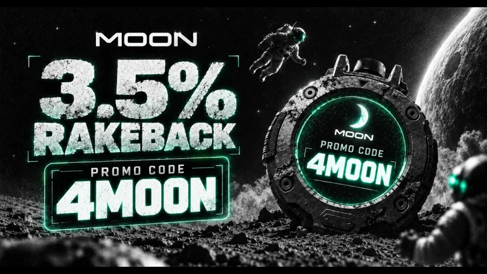 Moon promo code provides a 3.5% rakeback boost to maximize your earnings